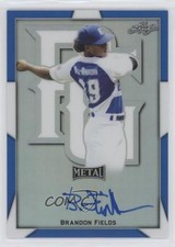 2019 Leaf Perfect Game All-American Classic Blue 16/30 Brandon Fields Auto ni4