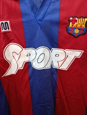 Maillot FC Barcelone Finale Coupe D'Europe 1986 - Taille L - Vintage