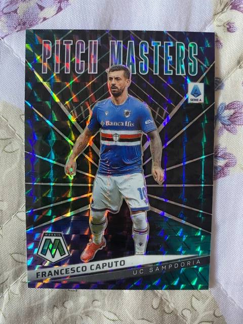 2021-22 Panini Serie A Mosaic Francesco Caputo Pitch Masters 1/1 UC Sampdoria