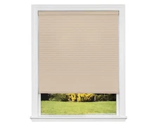 No Tools Custom Cordless Cellular Light Filtering Shades, Cornsilk, 39 5/8 in...