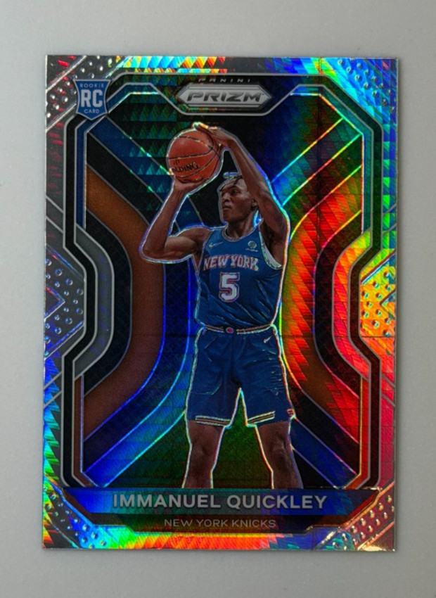 2020-21 Panini Prizm Immanuel Quickley Rookie Hyper #296
