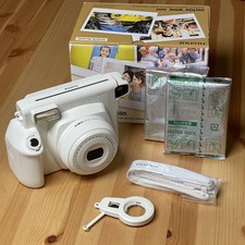 Fujifilm Instax Wide 300 White Instant Film Camera - Working Tested 20 Sheets