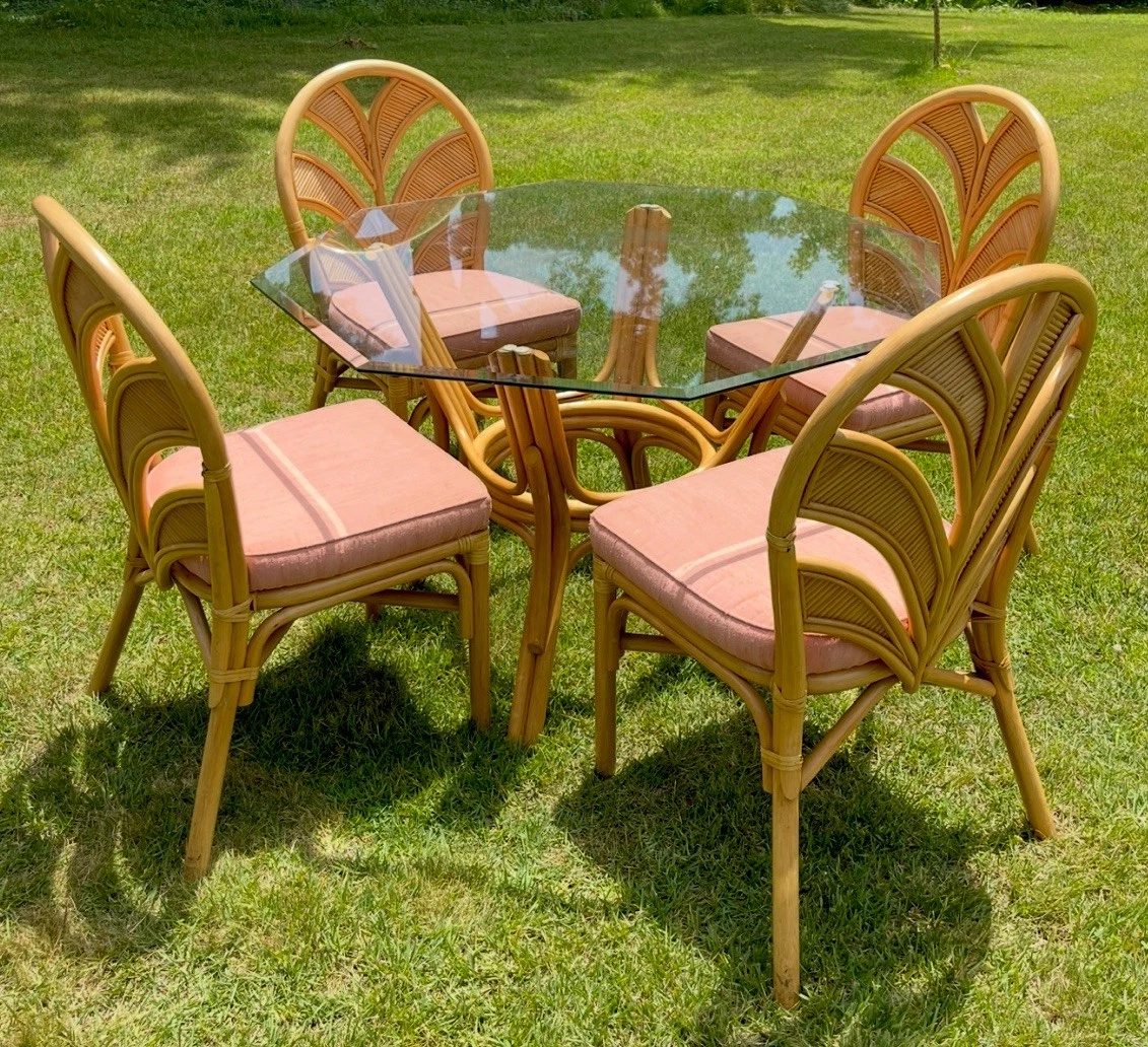 テーブル・チェア・ハンモック RWS0043AG WOOD PANEL TABLE Las mejores ofertas en Juegos de Muebles de Comedor de mimbre con