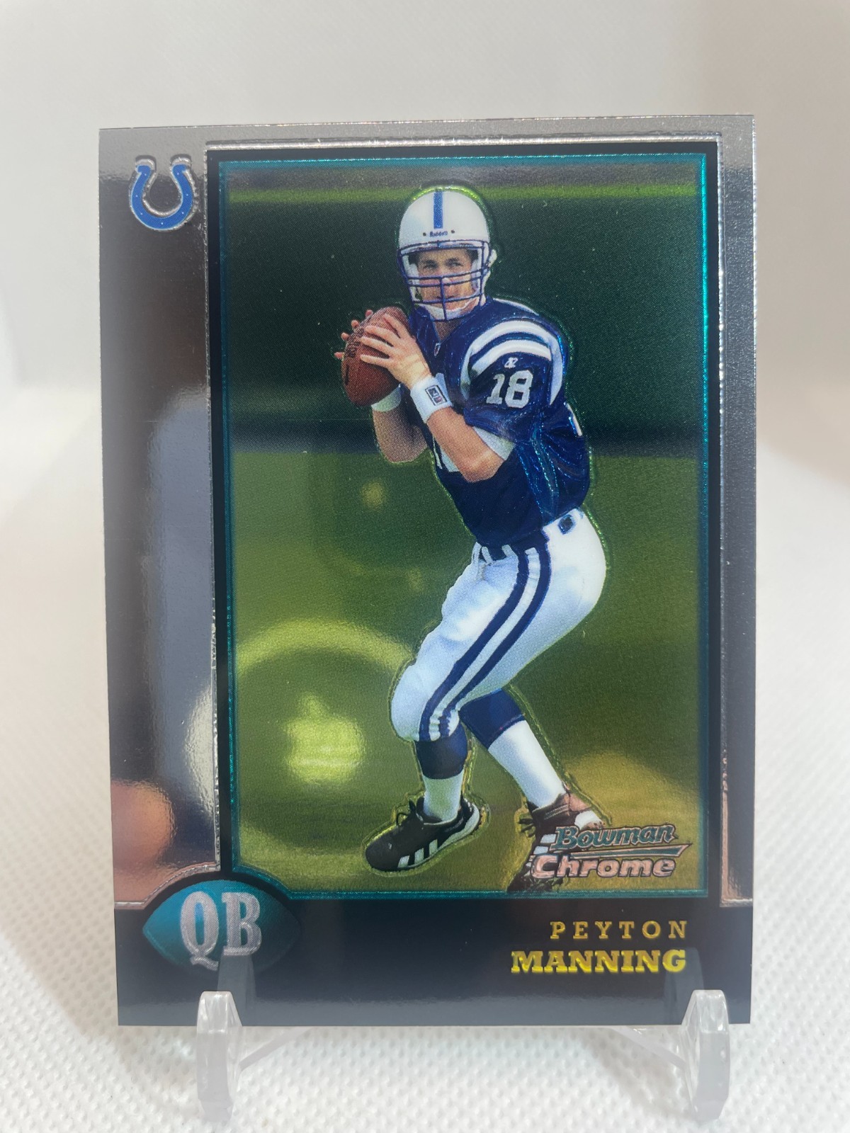 1998 Bowman Chrome Peyton Manning - #1 Rookie (RC) Colts