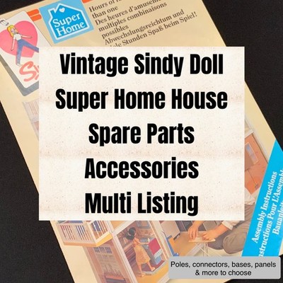 Vintage Sindy Puppenhaus Super Home Ersatzteile Pedigree Spielzeug MEHRFACHANGEBOT