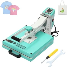 15" x 15" Clamshell Heat Press Machine for T-Shirt Digital Transfer Sublimation