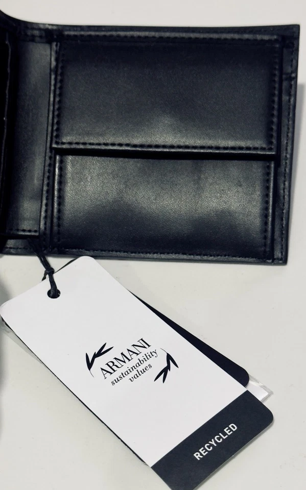 New Armani Exchange Mens Signature BI-Fold Wallet - Image 4 of 4