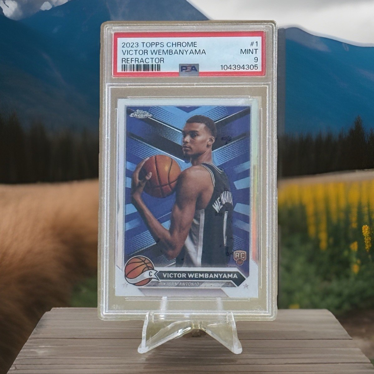 2023-24 Topps Chrome - Victor Wembanyama #1 Refractor (RC) for