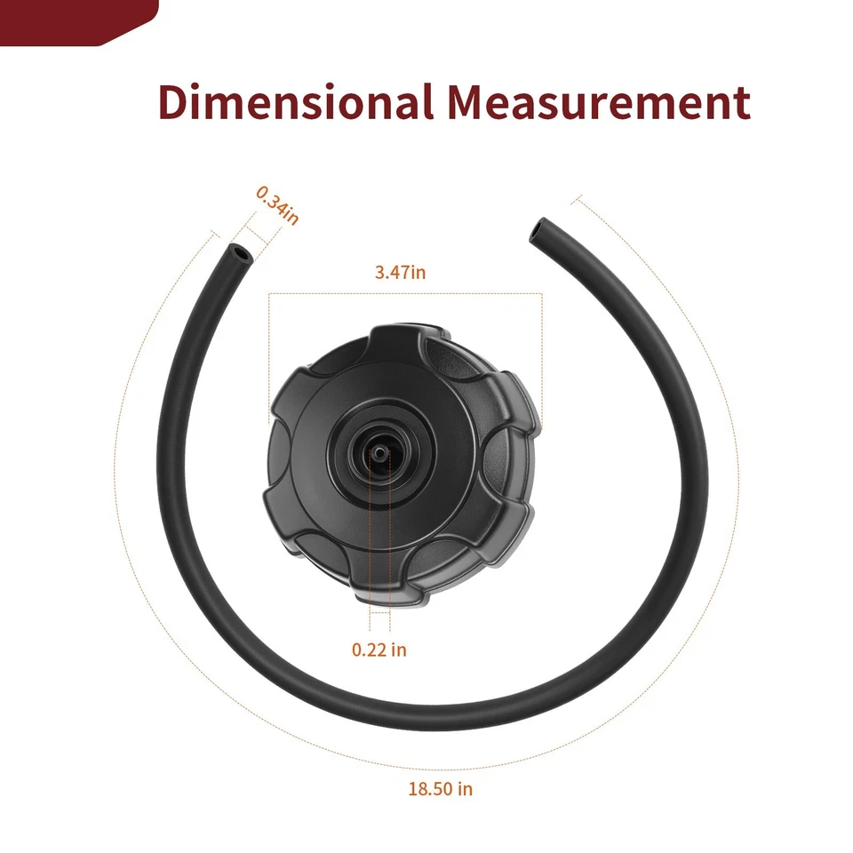 Fuel Tank Cap 51048-1133 For KAWASAKI Prairie360 300 Bayou300 250 - Image 3 of 4