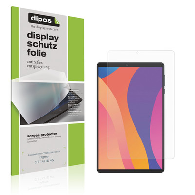2x Schutzfolie matt für Digma CITI 1421D 4G Displayschutzfolie Folie Display
