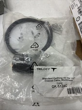 TRILOGY GK-S12AC STANDARD EARTHING KIT FOR 1/2" COAXIAL CABLE, ALUMINUM, NEW