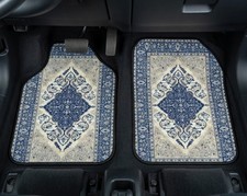 New Car Floor Mats Vintage Carpet Printed Universal 2 Front 2 Rear New Car Floor Mats Vintage Carpet Printed Universal 2 Front 2 Rear