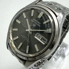 Seiko Sportmatic 5 Vintage Wristwatch Black Dial 6619 8110 Authentic