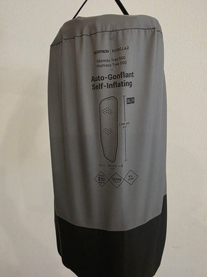 Decathlon Forclaz Trek 500 Self-Inflating XL Camping Mattress Gray
