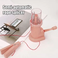 "Knitting Machine Hand Crank Red Semi-Automatic Rope Weaving