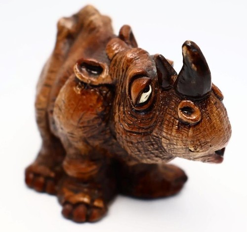 Vintage 1989 John Raya Designs Beasties of the Kingdom Rikki Rhino - Picture 2 of 7