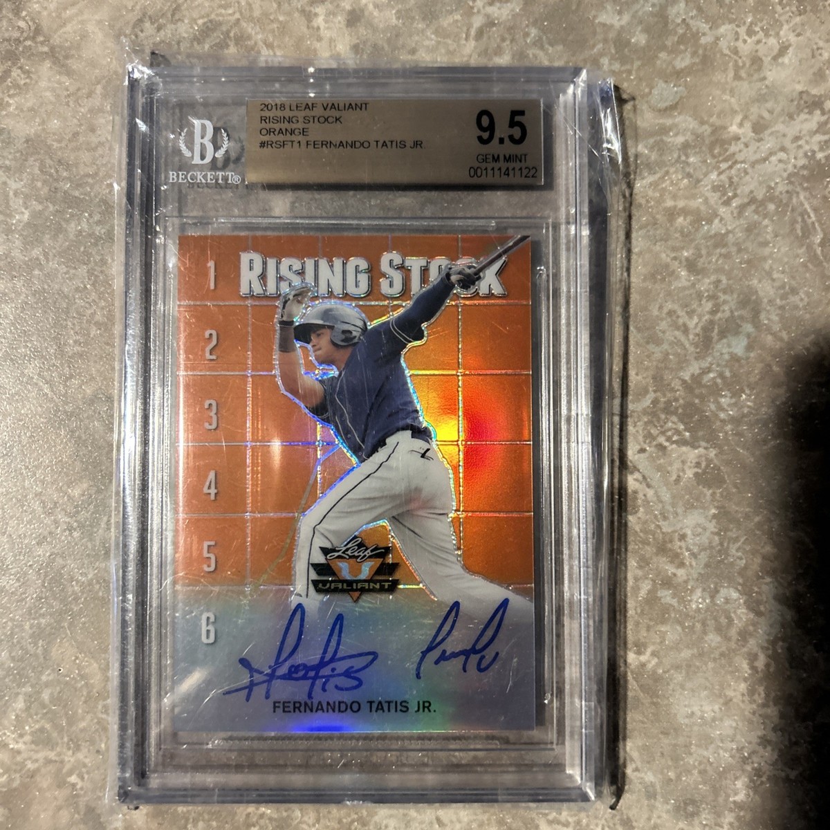 2018 Leaf Valiant - Rising Stock Fernando Tatís Jr. #RS-FT1