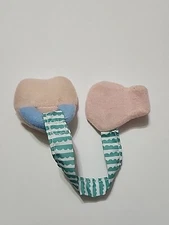 Manhattan Toy Baby Stella Doll PACIFIER & CLIP HOLDER Pink Magnetic Soft Plush