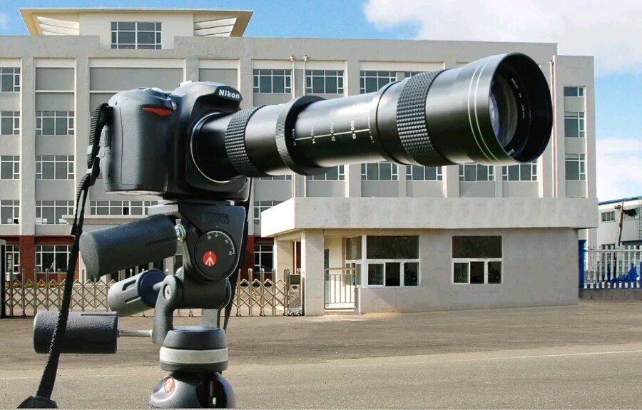 Light dow 420-800mm F/8.3-16 Super Telephoto Zoom Lens + T-Mount