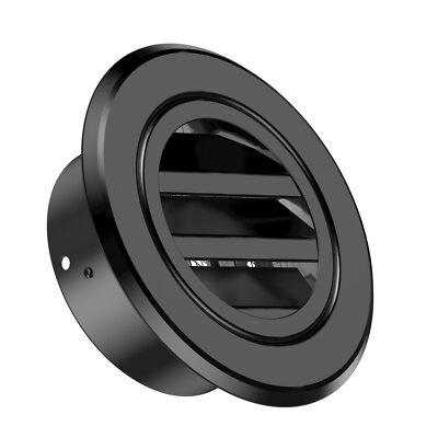 4 Inch Round Air Vent Aluminium Alloy Louver Grille Cover Soffit Vent with Bu...