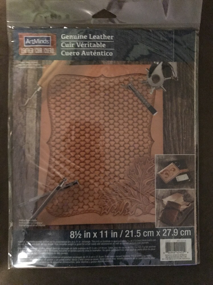 ArtMinds Genuine Leather 8 1/2 X 11" (Natural, vegetable tanned leather