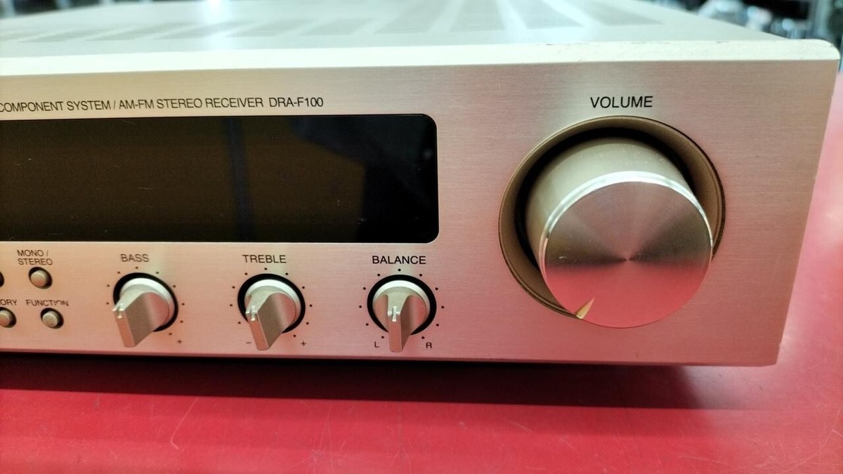DENON DRA-F100 ジャンク Denon DRA-F100 Stereo Receiver Silver Good | eBay