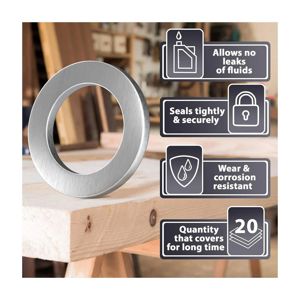 Arandelas trituradoras tapón drenaje aceite transmisión 50x 14 mm 94109-14000 para Honda Accord Foto 3 de 4