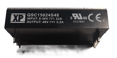 isolated dc to dc converter input 9-36 V, output 48V 3.2A