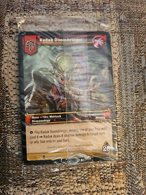 Unopened 3 Pack Of Azeroth Oversized Cards.  Promo?  World Of Warcraft