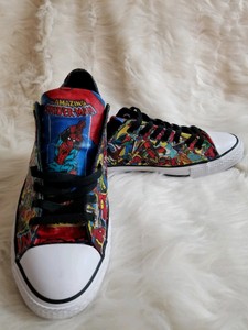 spiderman converse shoes