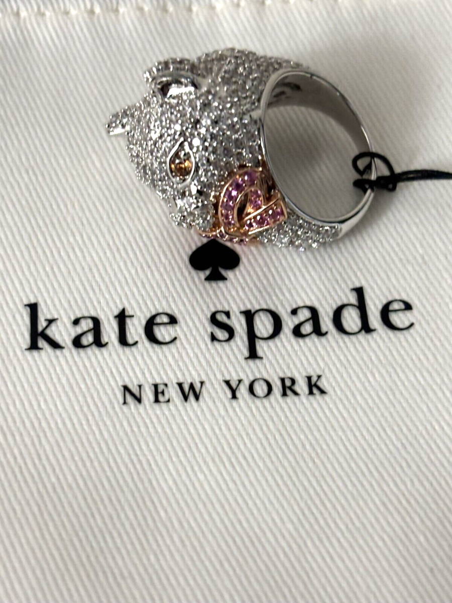 KATE SPADE NEW YORK PAWLINA CAT COCKTAIL RING. NWT | eBay
