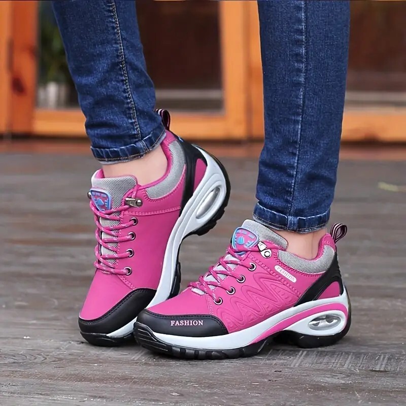 Fashion Women Hiking Shoe Size Rose Pink Color New