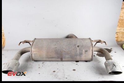 2008-2015 Mitsubishi Lancer Ralliart Rear Exhaust Muffler OEM Solid