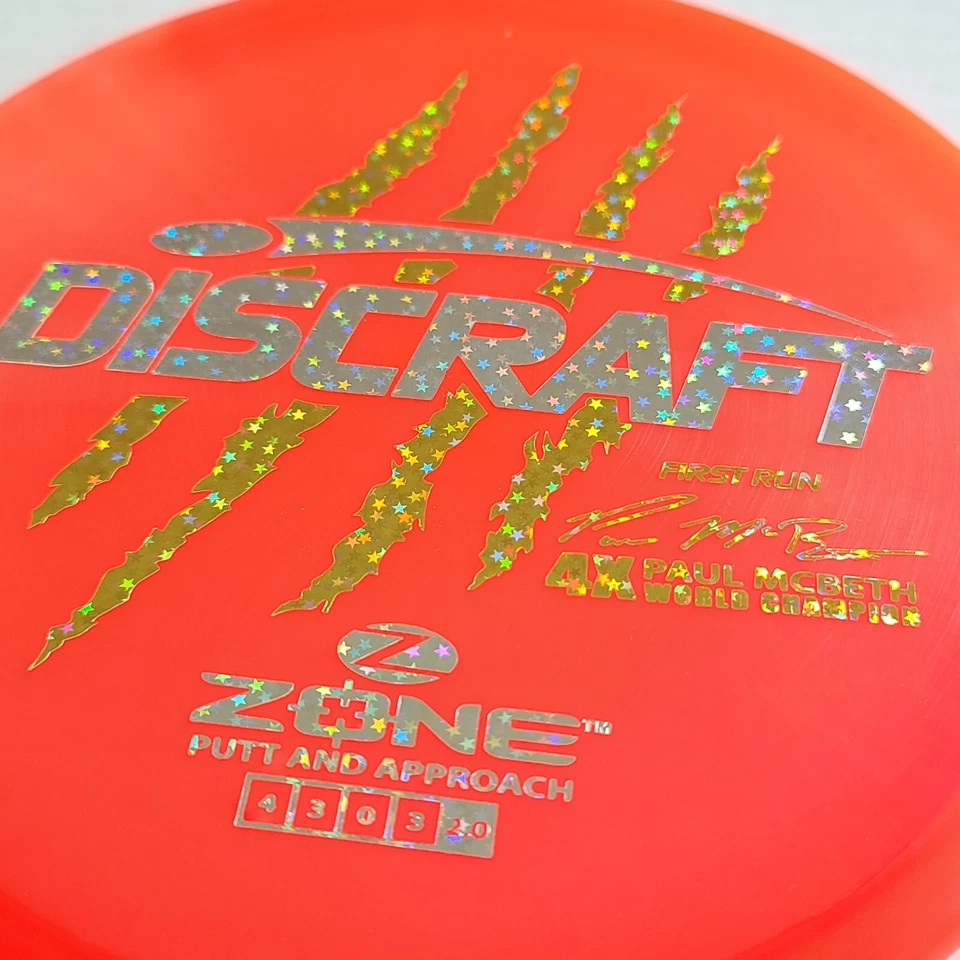Discraft Paul McBeth 4x Claw Zone 173-174g Pink NEW Double Stars Stamps - Image 2 of 4