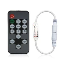 5-24V 14Keys RF LED Strip Controller Mini Dimmer RF Remote 5050 LED Strip Lights