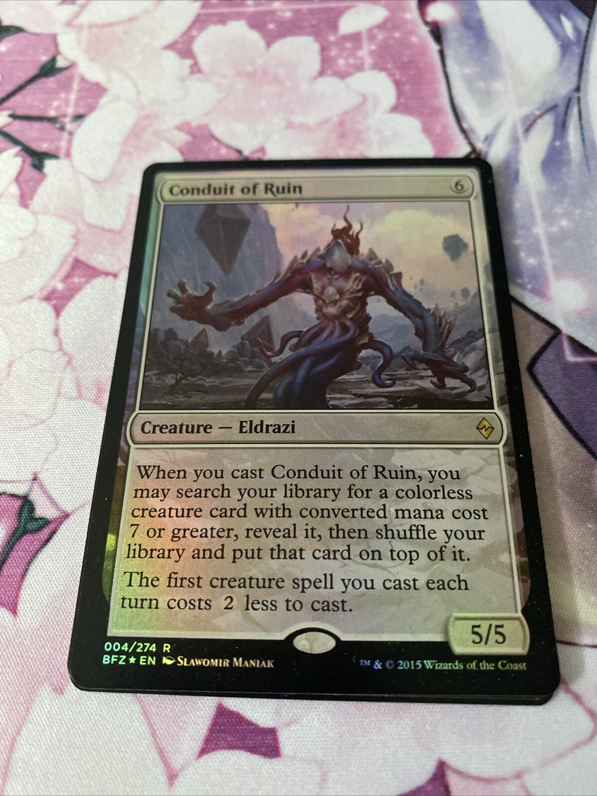 Conduit of Ruin Foil Battle For Zendikar Bfz MTG Eldazri Edh Commander eBay