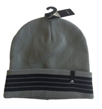 ADIDAS Aeroready Beanie Men's Core Fold Grey One Size Pure Acrylic