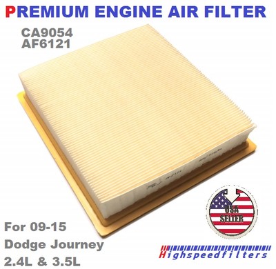 AF6121 PREMIUM Engine Air Filter for 09-19 Dodge Journey 2.4L 3.5L CA9054 62389