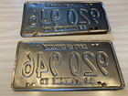 Vintage Illinois 1970 License Plate Set - Pair Of Two Matching Plates — photo 2