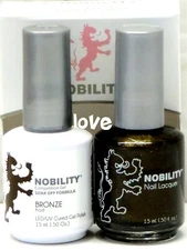 NOBILITY Gel Polish 0.5fl.oz UV/LED Gel Color Duo NBCS007- Bronze