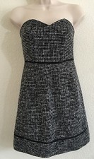 Kimchi Blue Urban Outfitters Multi Color Houndstooth Sweetheart Dress Party Sz 2