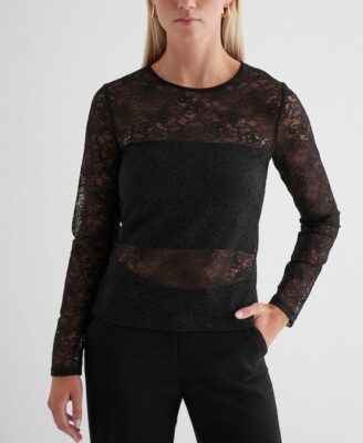 express black lace top