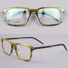 Retro Acetate Frame Titanium Temples Eyeglasses Frame Womens Lightweight Eyewear