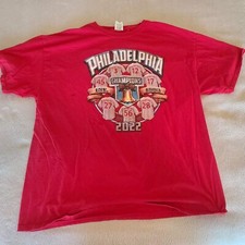 Philadelphia Phillies Mens Red Extra Large 2022 Champions MLB Baseball Shirt