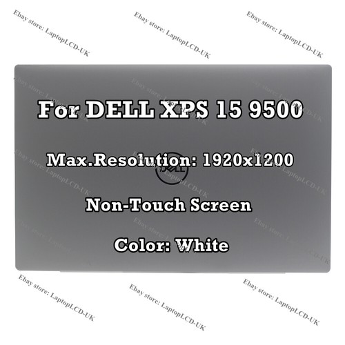 15.6" Dell XPS 15 9500 FHD LCD Display Non-Touch Screen Assembly Complete White - 第 1/8 張圖片
