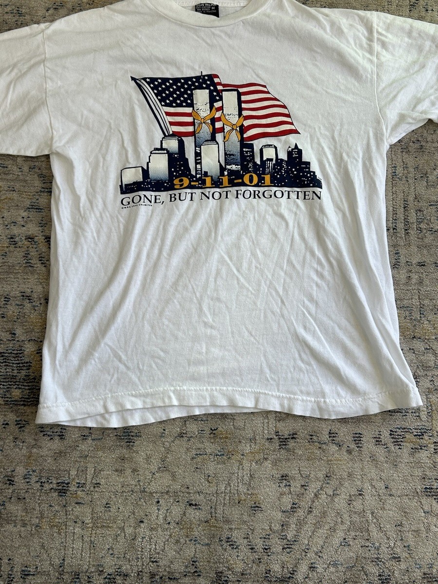 Vintage 911 Gone But Not Forgotten Twin Tower T-Shirt Men's Size