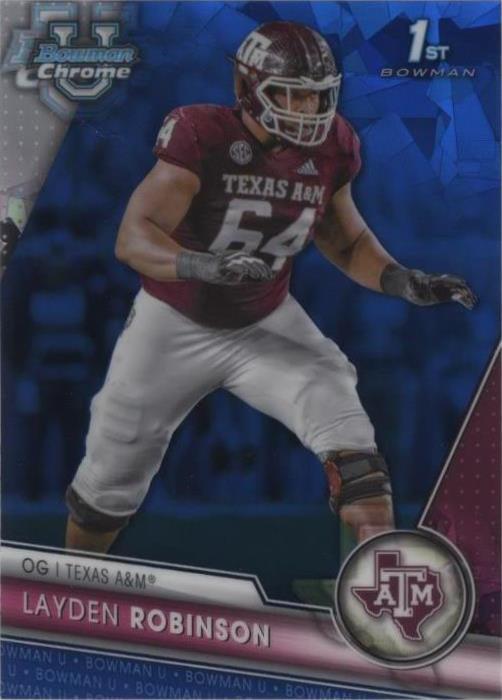 2023 Bowman University Chrome Sapphire Edition Layden Robinson #125 - 1 of 1