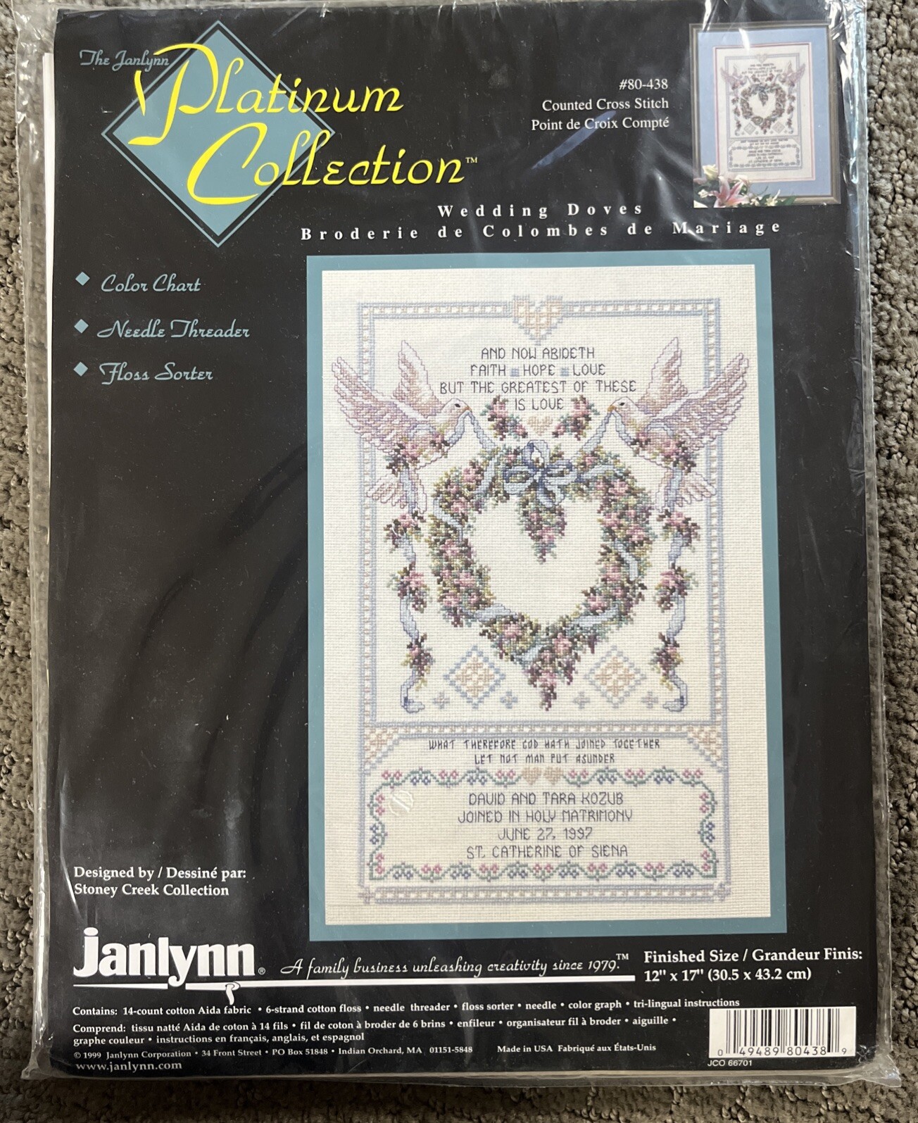 Kit Platinum Collection Wedding Doves Sealed