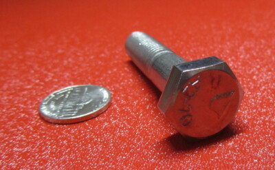 18-8 A2 Stainless Steel Bolt, PT, Metric, M12 x 1.75 x 55 mm Length, 25 Pcs