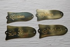 Gibson Truss Rod Cover - solid brass - custom made -ENGRAVED- on sale now